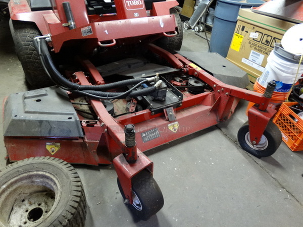 FANTASTIC! Toro Model 30581 580-D Groundsmaster Metal Commercial 4WD Rotary Riding Lawn Mower. Unit Was Working When Parked. 96x168x84 - Image 3 of 12