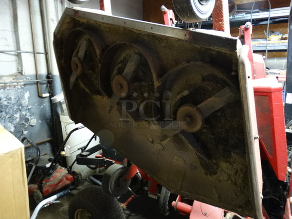 FANTASTIC! Toro Model 30581 580-D Groundsmaster Metal Commercial 4WD Rotary Riding Lawn Mower. Unit Was Working When Parked. 96x168x84 - Image 11 of 12