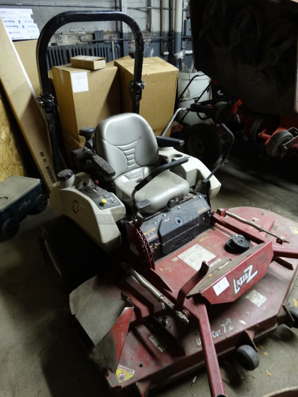 WOW! Exmark Lazer Z UltraCut 72 Metal Commercial Zero Turn Riding Lawnmower w/ Kohler Command Pro 27 Motor. Unit Was Working When Parked. 72x84x72 - Image 4 of 12