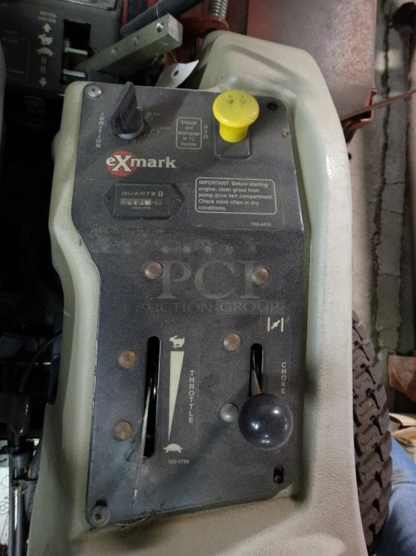 WOW! 2003 Exmark Lazer Z UltraCut 72 Metal Commercial Zero Turn Riding Lawnmower w/ Kohler Command Pro 27 Motor. Unit Was Working When Parked. 72x84x72 - Image 6 of 12