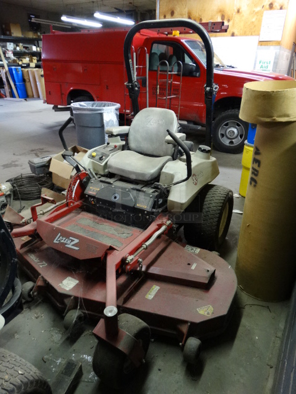 WOW! 2003 Exmark Lazer Z UltraCut 72 Metal Commercial Zero Turn Riding Lawnmower w/ Kohler Command Pro 27 Motor. Unit Was Working When Parked. 72x84x72 - Image 5 of 12