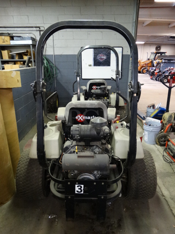 WOW! 2003 Exmark Lazer Z UltraCut 72 Metal Commercial Zero Turn Riding Lawnmower w/ Kohler Command Pro 27 Motor. Unit Was Working When Parked. 72x84x72 - Image 8 of 12