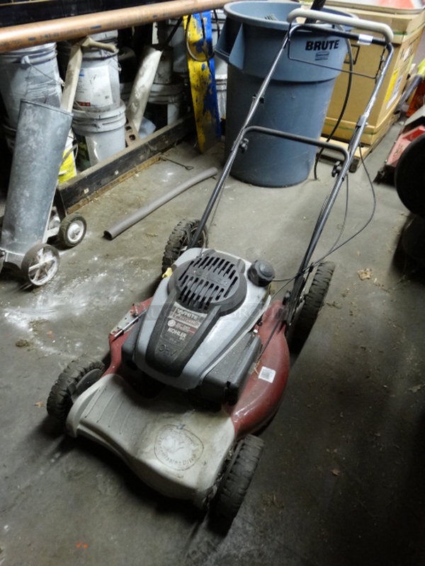 White Model 12A-52M000 Self Propelled Push Mower w/ 22" Cutting Width. Unit Was Working When Parked. 24x70x36 - Image 2 of 12
