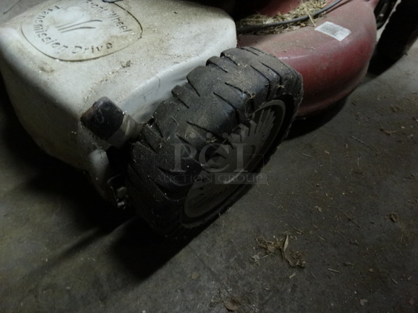 White Model 12A-52M000 Self Propelled Push Mower w/ 22" Cutting Width. Unit Was Working When Parked. 24x70x36 - Image 4 of 12