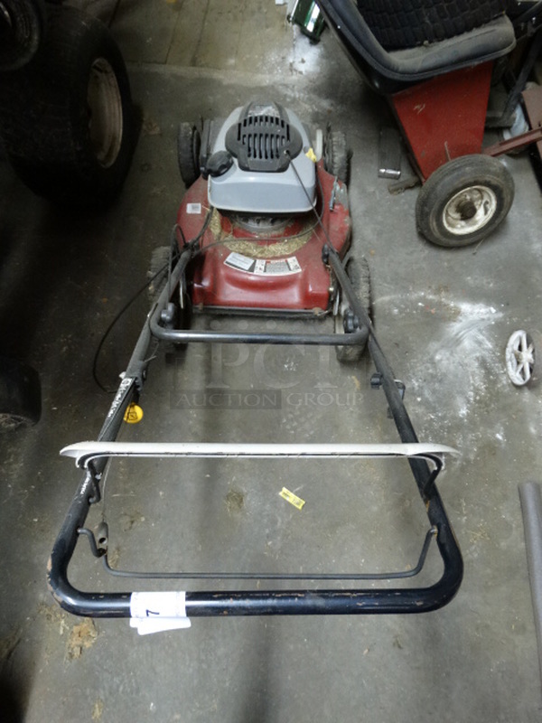 White Model 12A-52M000 Self Propelled Push Mower w/ 22" Cutting Width. Unit Was Working When Parked. 24x70x36 - Image 11 of 12