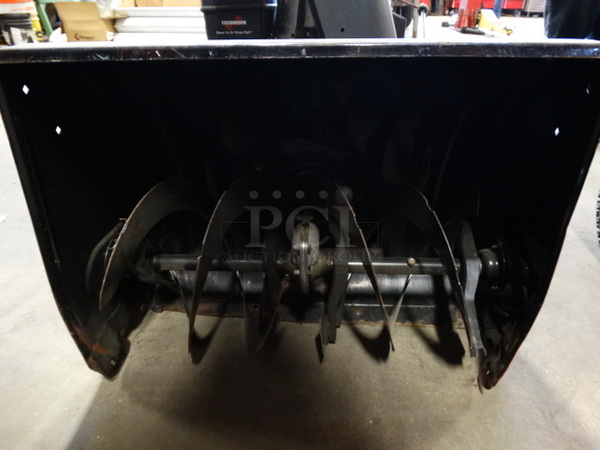 GREAT! MTD Lawn Machines Model 31AE6COF022 Gold Series Metal Electric Start Snow Thrower w/ 12" Impeller. Unit Was Working When Parked. 26x54x43 - Image 3 of 12