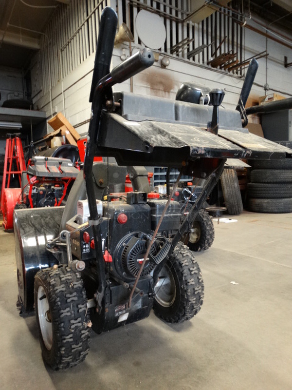 GREAT! MTD Lawn Machines Model 31AE6COF022 Gold Series Metal Electric Start Snow Thrower w/ 12" Impeller. Unit Was Working When Parked. 26x54x43 - Image 9 of 12