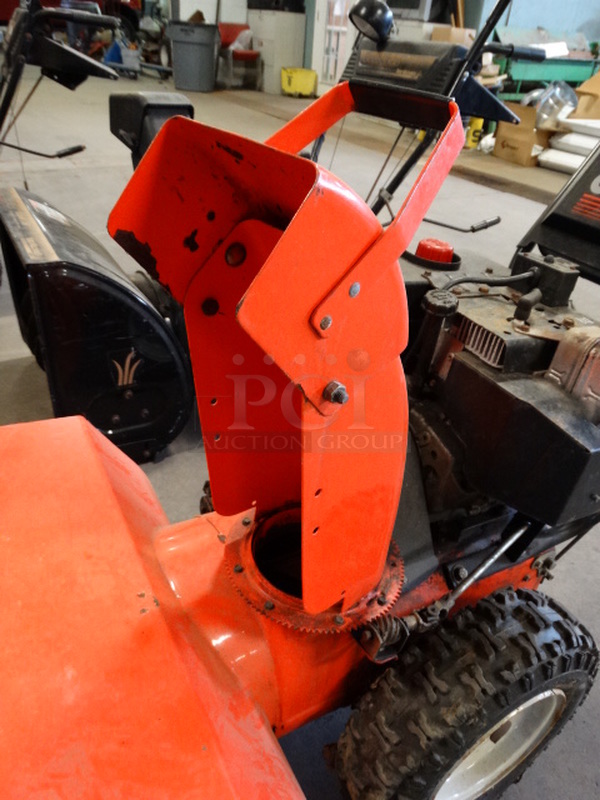 GREAT! Ariens ST824 Model 924082 Metal Snow Thrower. Unit Was Working When Parked. 25x60x40 - Image 5 of 12