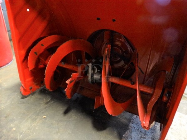 GREAT! Troy-Bilt Storm 8526 Model 31AE6S73063 AWD Electric Start Metal Snow Thrower. Unit Was Working When Parked. 26x59x42 - Image 3 of 12