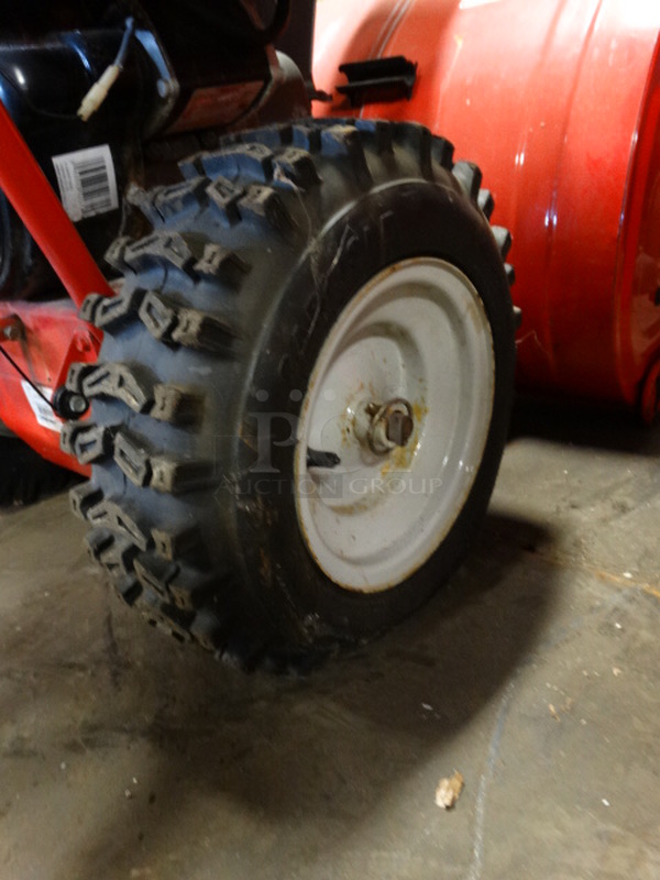 GREAT! Troy-Bilt Storm 8526 Model 31AE6S73063 AWD Electric Start Metal Snow Thrower. Unit Was Working When Parked. 26x59x42 - Image 12 of 12