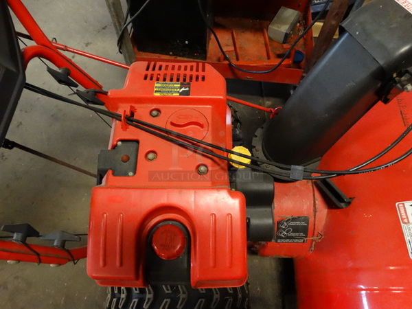 GREAT! Troy-Bilt Storm 8526 Model 31AE6S73063 AWD Electric Start Metal Snow Thrower. Unit Was Working When Parked. 26x59x42 - Image 6 of 11