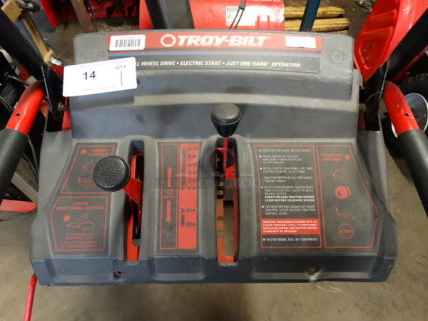 GREAT! Troy-Bilt Storm 8526 Model 31AE6S73063 AWD Electric Start Metal Snow Thrower. Unit Was Working When Parked. 26x59x42 - Image 7 of 11