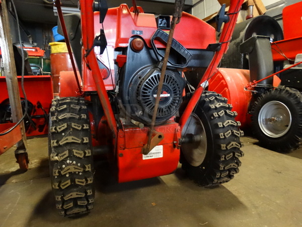 GREAT! Troy-Bilt Storm 8526 Model 31AE6S73063 AWD Electric Start Metal Snow Thrower. Unit Was Working When Parked. 26x59x42 - Image 11 of 11