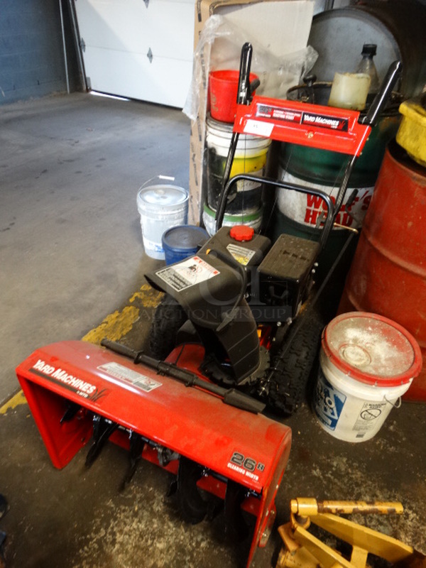 GREAT! MTD Lawn Machines Model 31AS63EF729 Metal Snow Thrower. Unit Was Working When Parked. 26x54x46 - Image 2 of 11