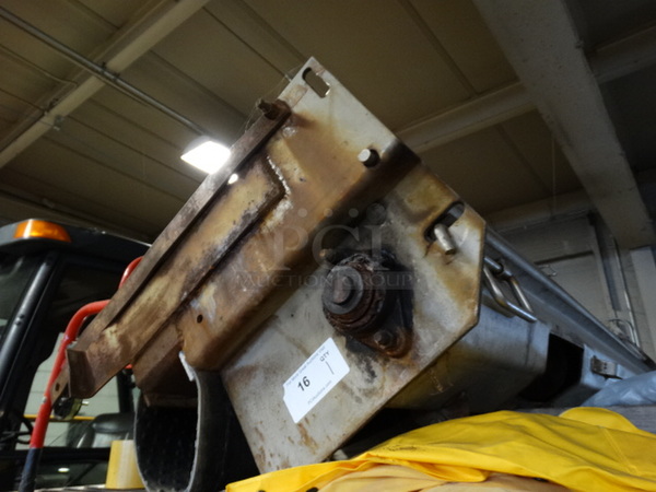 AWESOME! Warren Metal Commercial Salt Spreader. Unit Was In Working Condition Last Winter. 96x30x20 - Image 2 of 10