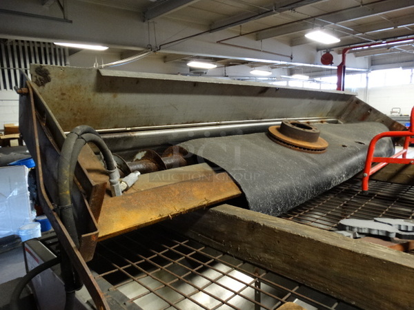 AWESOME! Warren Metal Commercial Salt Spreader. Unit Was In Working Condition Last Winter. 96x30x20 - Image 6 of 10