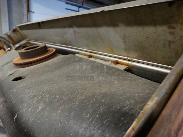 AWESOME! Warren Metal Commercial Salt Spreader. Unit Was In Working Condition Last Winter. 96x30x20 - Image 10 of 10