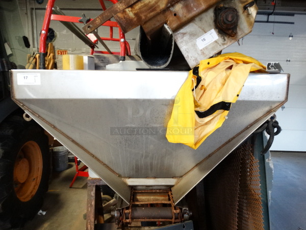 AWESOME! Airflo Metal Commercial Salt Spreader. Unit Was In Working Condition Last Winter. 118x50x32 - Image 3 of 12