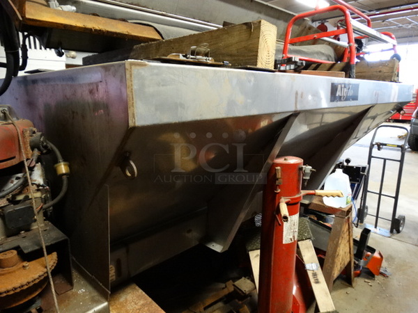 AWESOME! Airflo Metal Commercial Salt Spreader. Unit Was In Working Condition Last Winter. 118x50x32 - Image 11 of 12