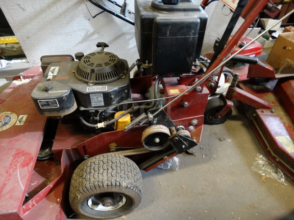 WOW! Giant-Vac Model 114815-KOH Giant Mow Metal Commercial Zero Turn Riding Lawnmower. Unit Was Working When Parked. 57x79x40 - Image 5 of 12