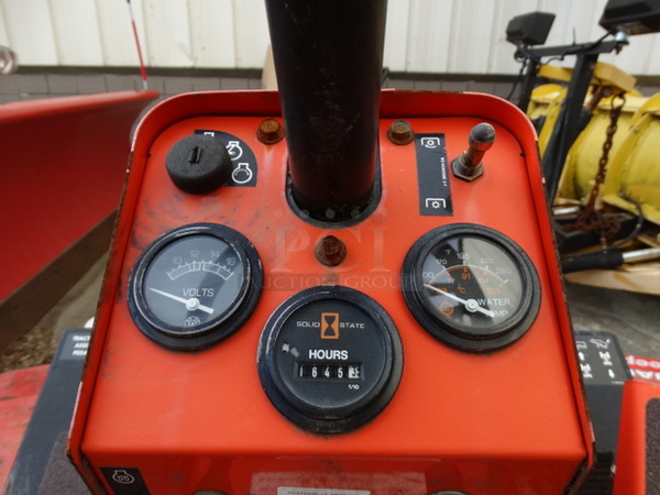 ExMark Jacobsen Turfcat T428D Deep Tunnel 72 Red Metal Commercial Riding Lawnmower. 78x126x48 - Image 8 of 12