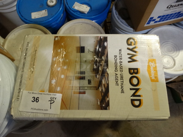 ALL ONE MONEY! PALLET LOT of Various Items Including Gym Bond Water Based Urethane Bonding Agent and Granite Hard Surface Sealer & Finish! Pallet: 48x40x28 - Image 3 of 6