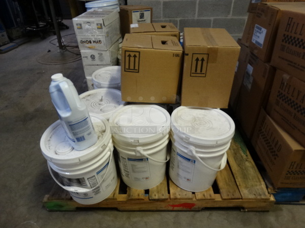 ALL ONE MONEY! PALLET LOT of Various Items Including Quasar Diamond Gloss Floor Finish and Granite Hard Surface Sealer & Finish! Pallet: 48x36x27 - Image 7 of 7