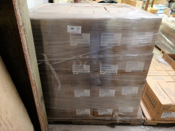 ALL ONE MONEY! PALLET LOT of Approximately 48 Cases of Arsenal Spray Clean HD! Pallet: 43x38x43 - Image 1 of 5