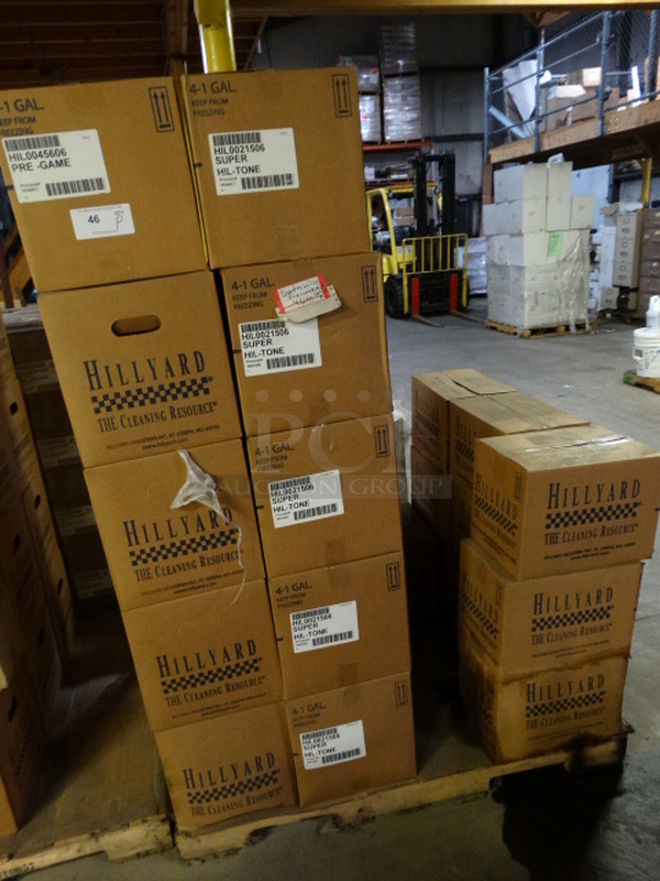 ALL ONE MONEY! PALLET LOT of Various Items Including Hillyard Pre-Game and Hil-Tone Cleaners! Pallet: 48x38x64 - Image 6 of 7