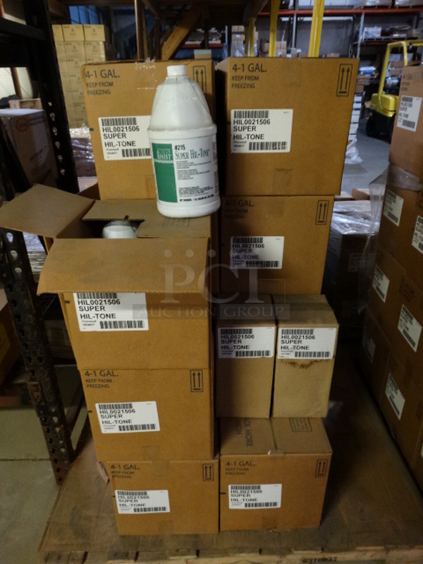 ALL ONE MONEY! PALLET LOT of Hillyard Hil-Tone Cleaners! Pallet: 27x37x51