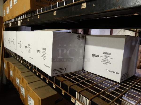 ALL ONE MONEY! Lot of Shelving Unit Contents Including Whiteboard Cleaner, Hillyard Hil-Tone Cleaner and Glass Cleaner! Does Not Come w/ Shelving Unit.  - Image 9 of 12