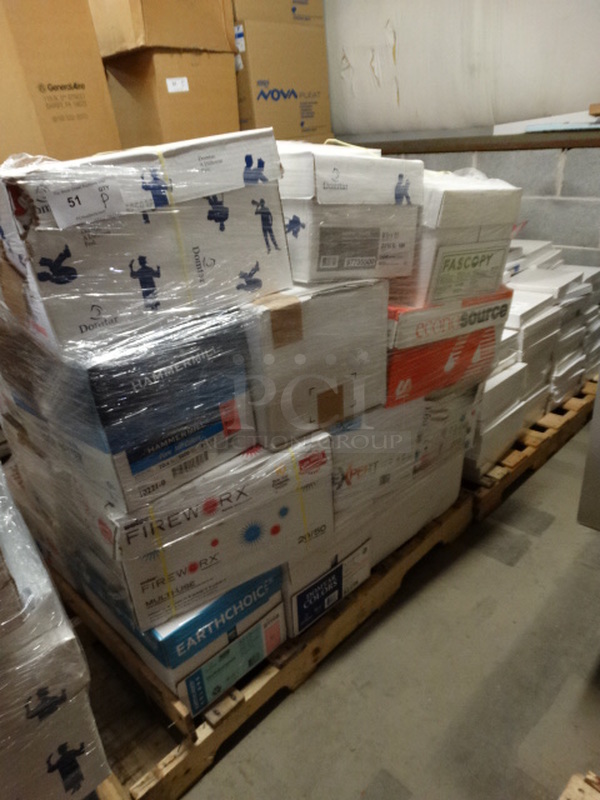 ALL ONE MONEY! PALLET LOT of Various Reams of Paper! Pallet: 43x38x42 - Image 2 of 5