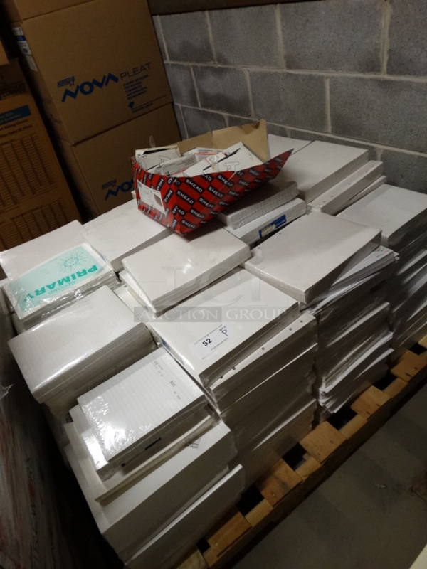 ALL ONE MONEY! PALLET LOT of Various Reams of Hole Punched Paper! Pallet: 43x38x24 - Image 2 of 7