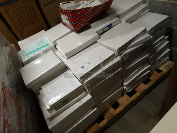 ALL ONE MONEY! PALLET LOT of Various Reams of Hole Punched Paper! Pallet: 43x38x24 - Image 4 of 7