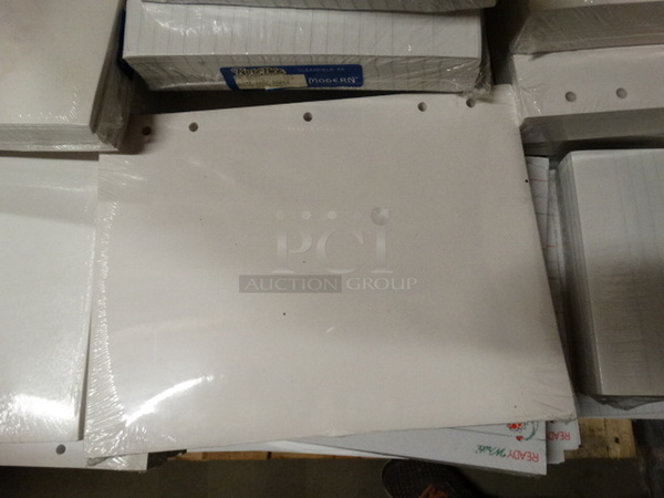 ALL ONE MONEY! PALLET LOT of Various Reams of Hole Punched Paper! Pallet: 43x38x24 - Image 6 of 7