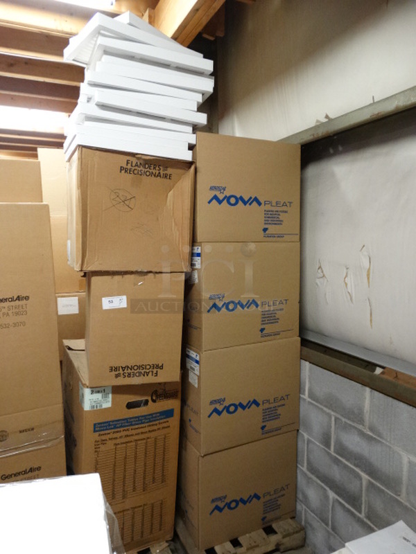 ALL ONE MONEY! PALLET LOT of Various Filters Including Nova Pleat! Pallet: 45x38x96 - Image 2 of 5
