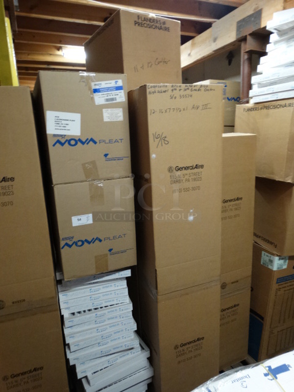 ALL ONE MONEY! PALLET LOT of Various Filters Including Nova Pleat and General Aire! Pallet: 45x38x96 - Image 3 of 6