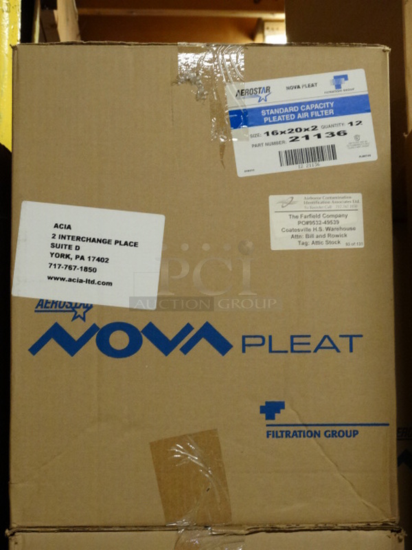ALL ONE MONEY! PALLET LOT of Various Filters Including Nova Pleat and General Aire! Pallet: 45x38x96 - Image 4 of 6