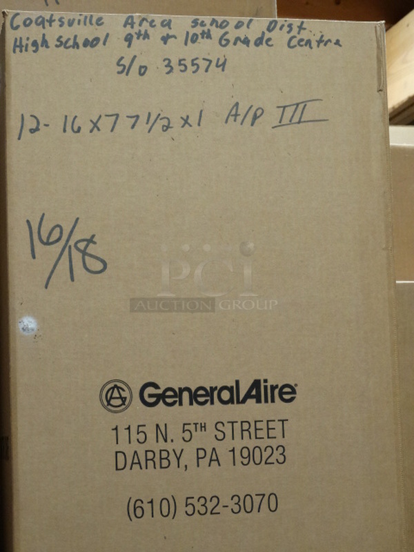 ALL ONE MONEY! PALLET LOT of Various Filters Including Nova Pleat and General Aire! Pallet: 45x38x96 - Image 5 of 6