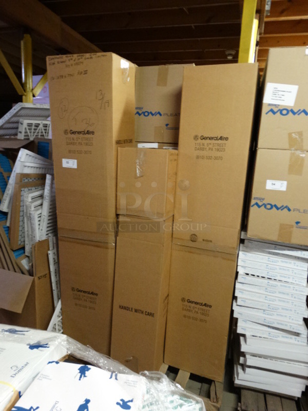 ALL ONE MONEY! PALLET LOT of Various Filters Including Nova Pleat and General Aire! Pallet: 45x38x78 - Image 2 of 9