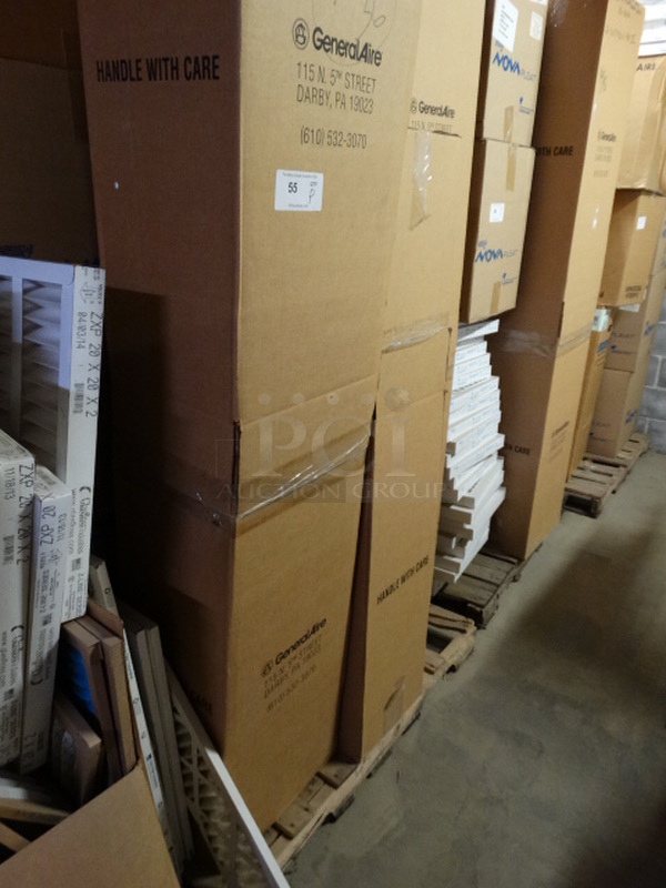 ALL ONE MONEY! PALLET LOT of Various Filters Including Nova Pleat and General Aire! Pallet: 45x38x78 - Image 4 of 9
