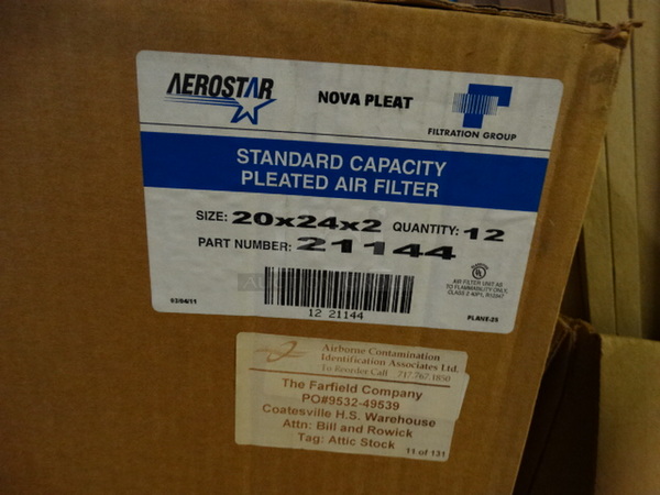 ALL ONE MONEY! PALLET LOT of Various Filters Including Nova Pleat! Pallet: 58x44x65 - Image 6 of 8