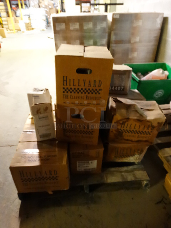 ALL ONE MONEY! PALLET LOT of Various Items Including Hillyard Assurance HD Spray and Wipe and Windo Clean! Pallet: 43x38x34 - Image 6 of 6
