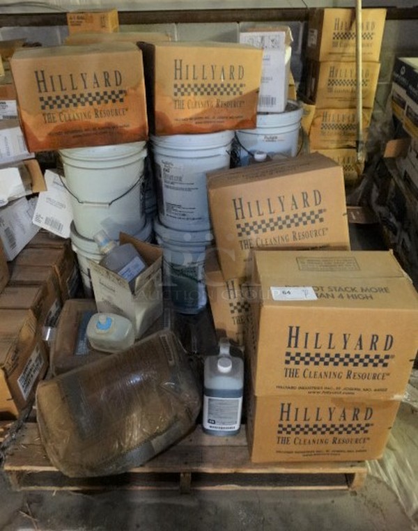 ALL ONE MONEY! PALLET LOT of Various Items Including Arsenal Spray Clean HD. Pallet: 43x38x40 - Image 1 of 5