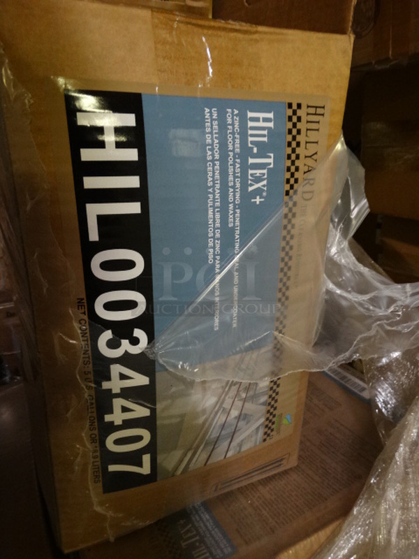 ALL ONE MONEY! PALLET LOT of Cases of Hillyard Hil-Tex Seal and Undercoater for Floor Polishes and Waxes! Pallet: 46x36x36 - Image 3 of 5