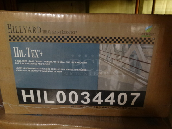 ALL ONE MONEY! PALLET LOT of Cases of Hillyard Hil-Tex Seal and Undercoater for Floor Polishes and Waxes! Pallet: 46x36x36 - Image 5 of 5