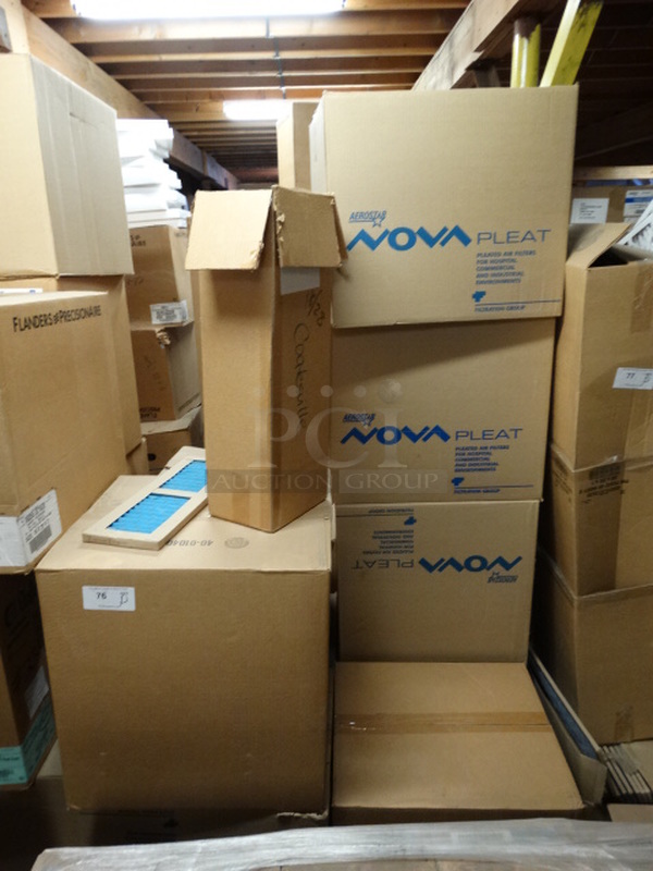 ALL ONE MONEY! PALLET LOT of Various Filters Including Nova Pleat! Pallet: 48x46x86 - Image 1 of 4