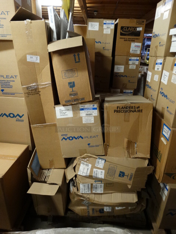 ALL ONE MONEY! PALLET LOT of Various Filters Including Nova Pleat! Pallet: 48x46x72 - Image 1 of 7