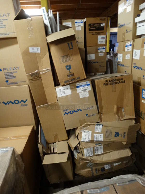 ALL ONE MONEY! PALLET LOT of Various Filters Including Nova Pleat! Pallet: 48x46x72 - Image 3 of 7