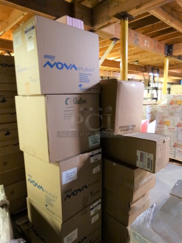 ALL ONE MONEY! PALLET LOT of Various Filters Including Nova Pleat! Pallet: 48x45x72 - Image 1 of 4